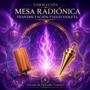 MESA RADIONICA TRANSMUTACION FUEGO VIOLETA