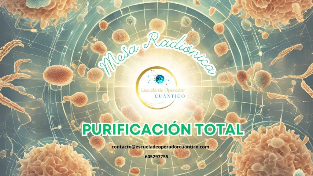 Mesa Radiónica Cuántica Purificación Total