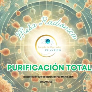 Mesa Radiónica Cuántica Purificación Total