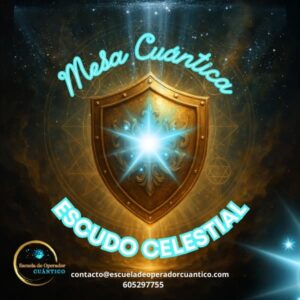 mesa cuantica escudo celestial