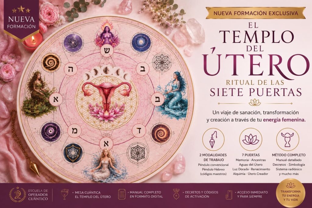 Mesa Cuántica EL TEMPLO DEL ÚTERO Ritual de las Siete Puertas